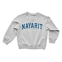 KIDS ESTADOS "UNIVERSITY" LIGHT GREY CREWNECK