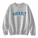 ESTADOS "UNIVERSITY" LIGHT GRAY CREWNECK