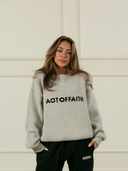 Knit Crewneck- Gray