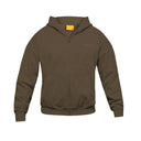 Zip Up Hoodie - Brown