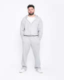 Zip Up Hoodie - Heather Gray