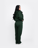 Straight Leg Pants - Emerald