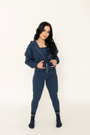 Zip Hoodie - Navy