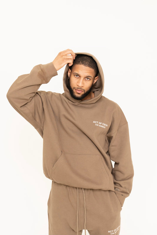 Core V2 Hoodie- Taupe