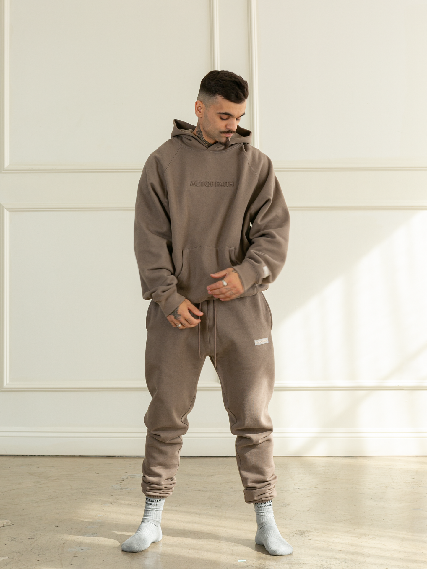 Core Hoodie- Taupe