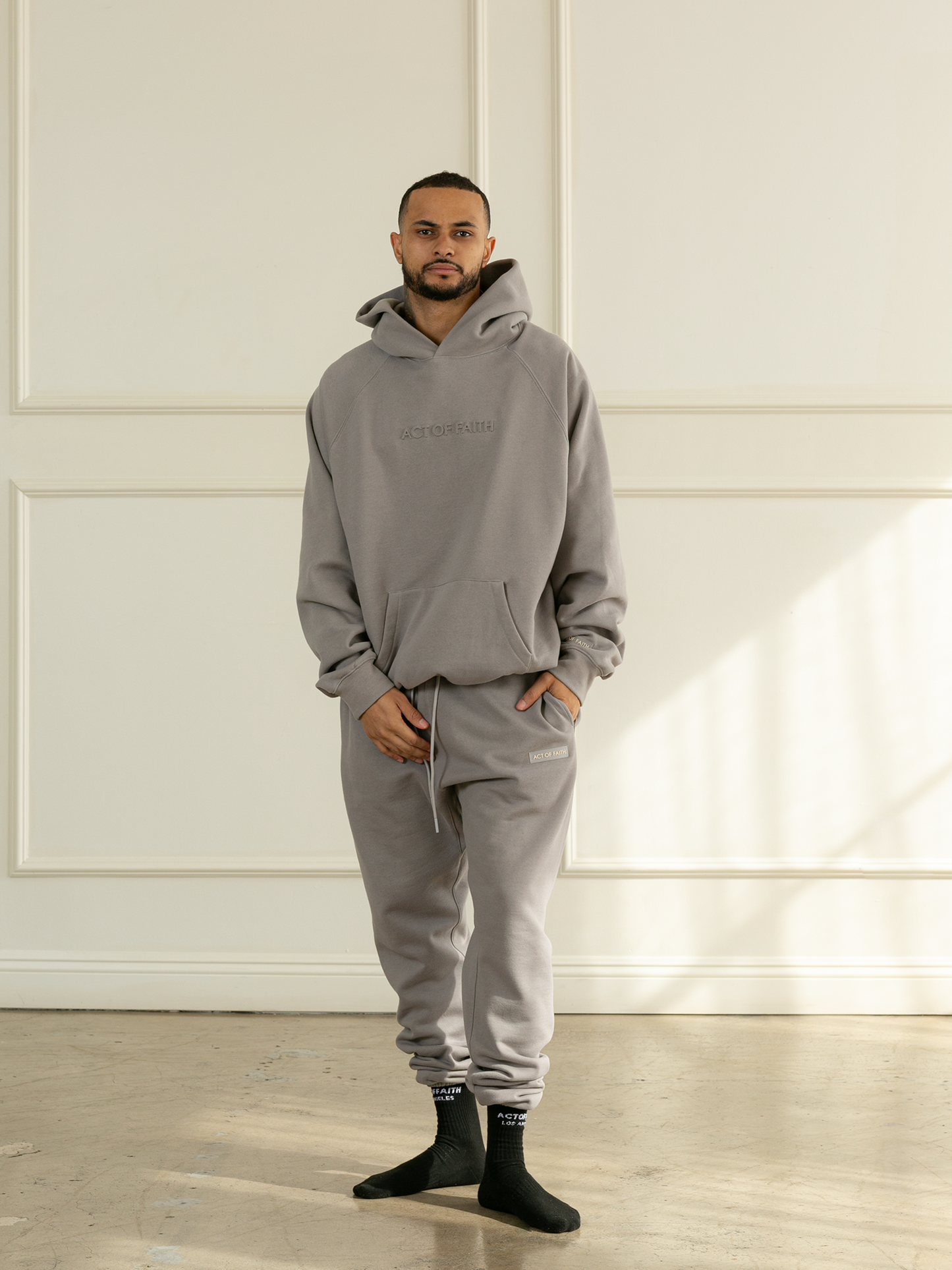 Core Sweatpants- Steel